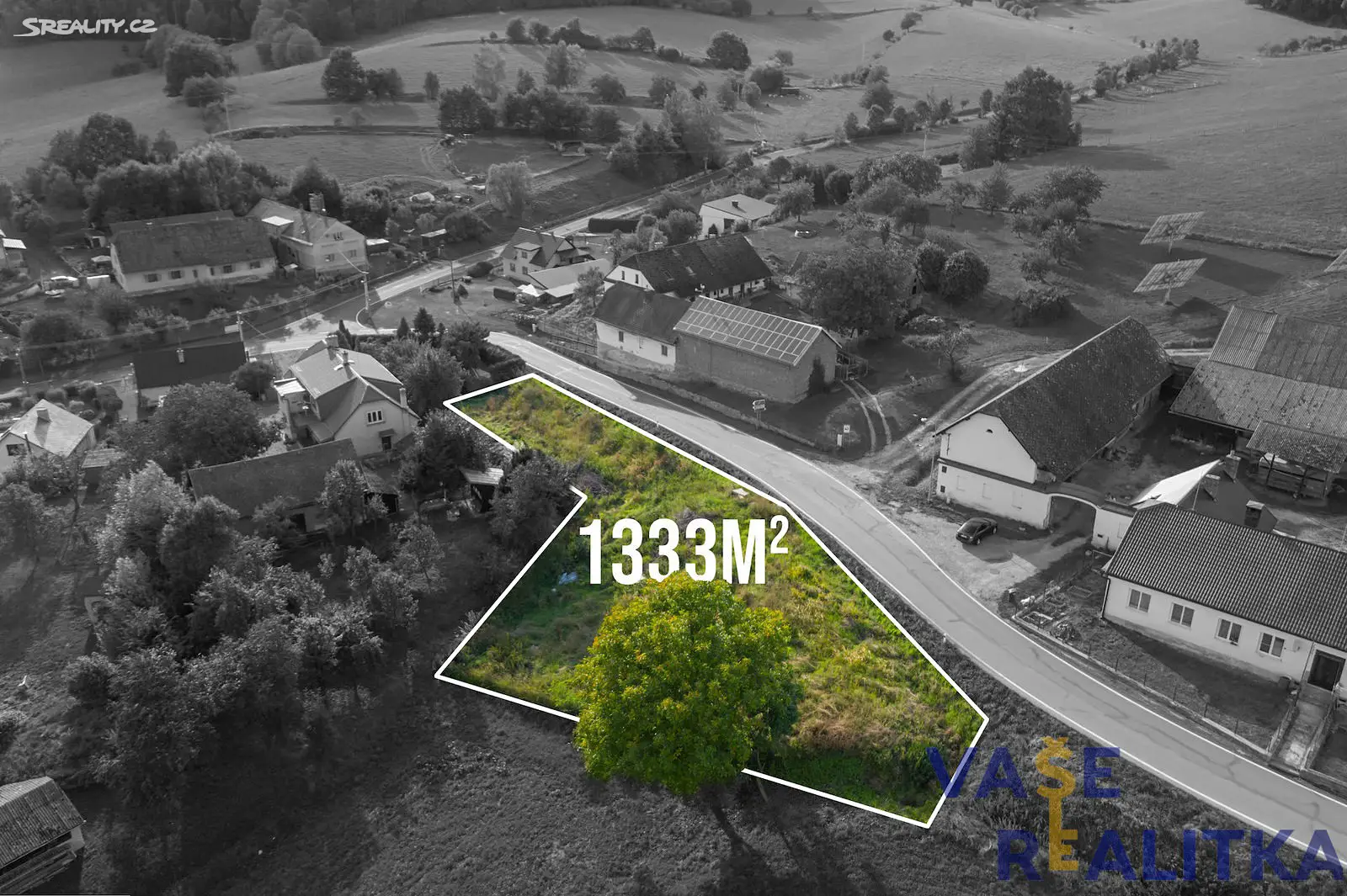 Prodej  stavebního pozemku 1 333 m², Brníčko, okres Šumperk