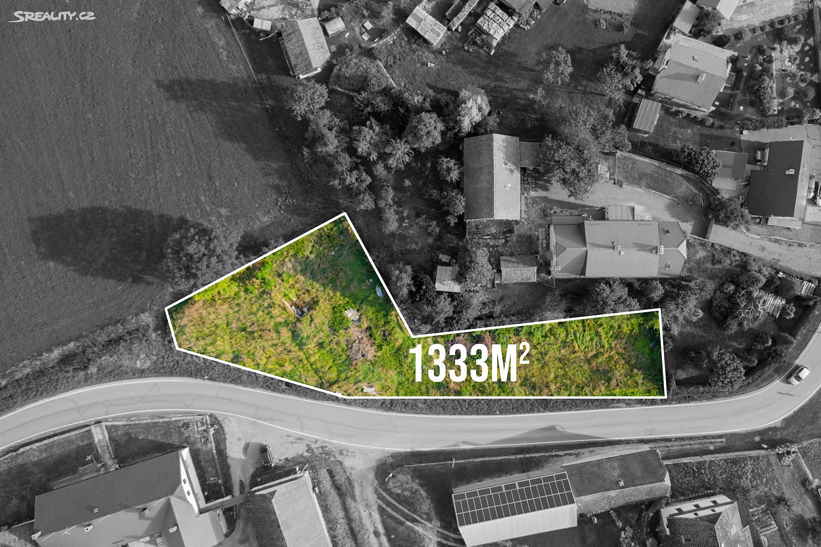 Prodej  stavebního pozemku 1 333 m², Brníčko, okres Šumperk