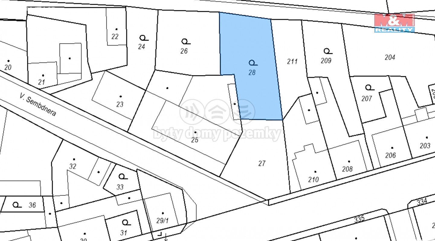 Prodej  stavebního pozemku 815 m², Vrapická, Kladno - Dubí