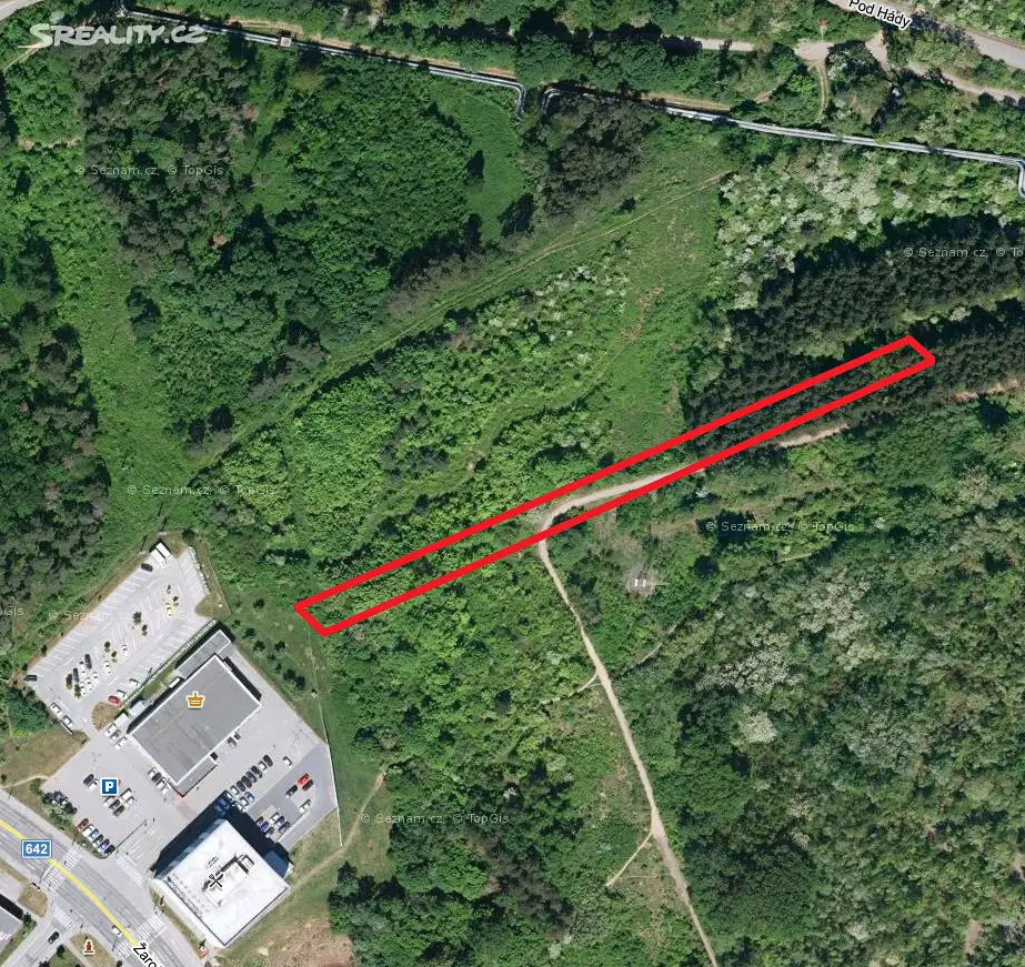 Prodej  lesa 341 m², Brno - Židenice, okres Brno-město