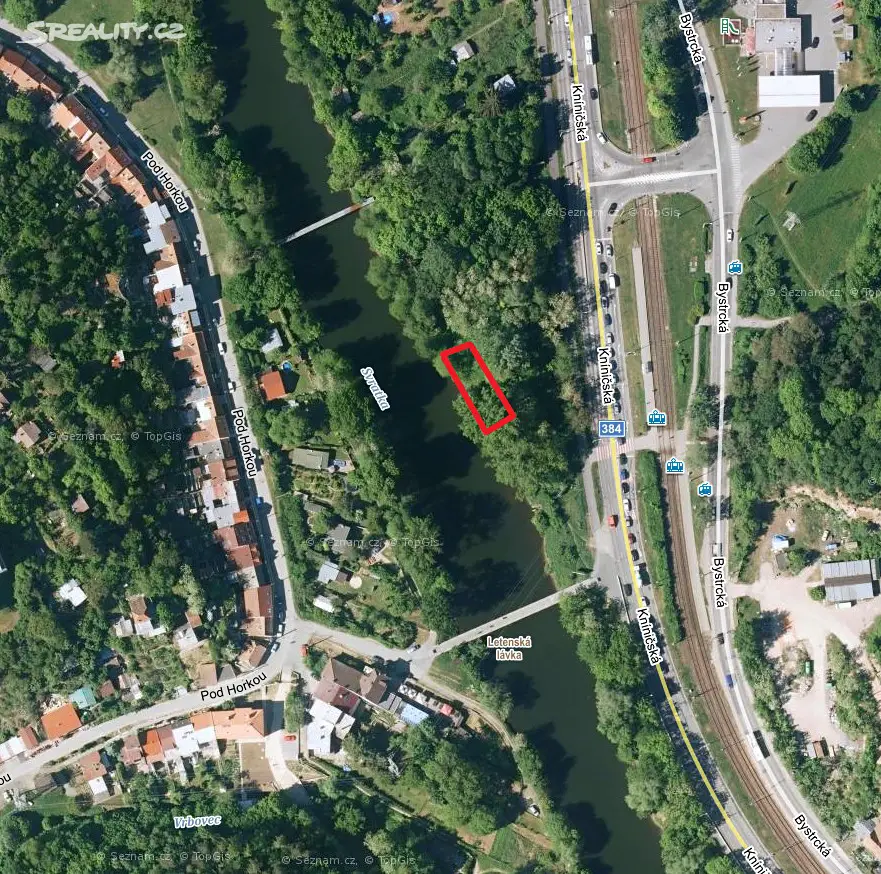 Prodej  rybníku (vodní plochy) 31 m², Brno - Bystrc, okres Brno-město
