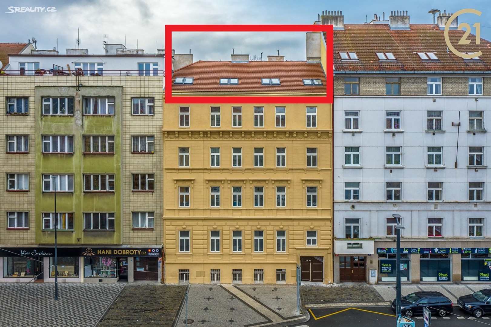 Pronájem bytu 4+kk 120 m² (Podkrovní), Svatoslavova, Praha 4 - Nusle