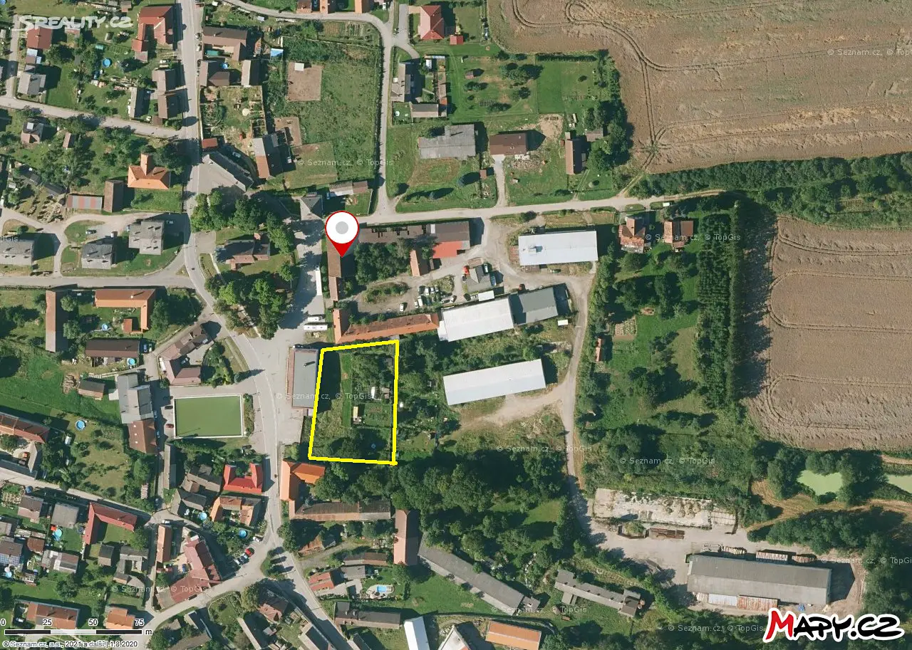 Prodej  stavebního pozemku 4 602 m², Chrášťany, okres České Budějovice