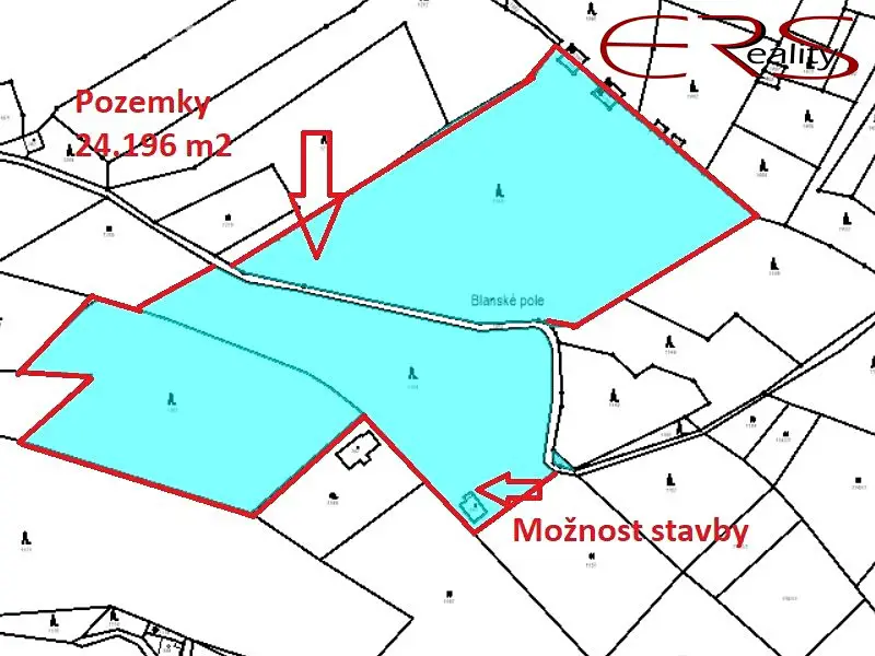 Prodej  stavebního pozemku 24 196 m², Jablonec nad Jizerou, okres Semily