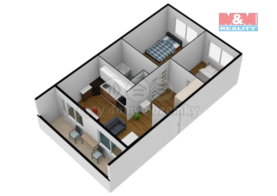 Prodej bytu 3+kk 65 m², Švédská, Kladno - Kročehlavy