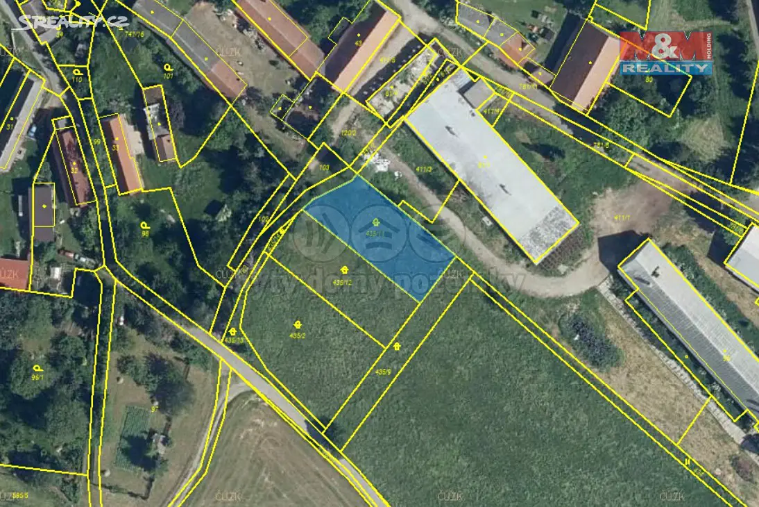 Prodej  stavebního pozemku 800 m², Onomyšl, okres Kutná Hora