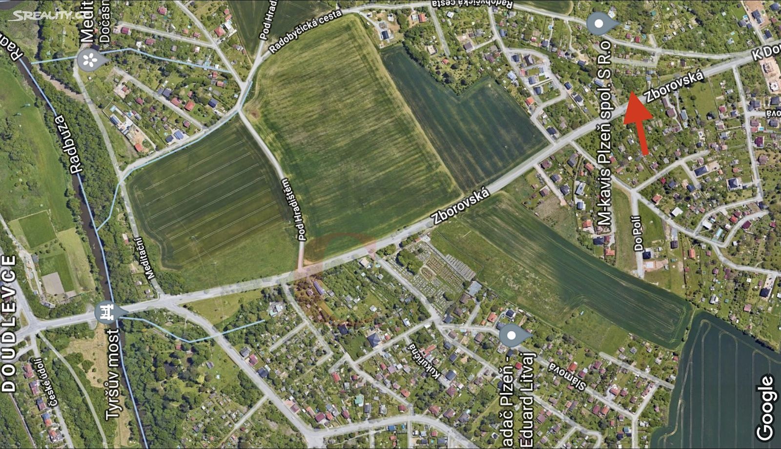 Prodej  stavebního pozemku 644 m², Plzeň, okres Plzeň-město