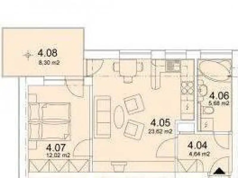Prodej bytu 2+kk 49 m², Zelinova, Zlín