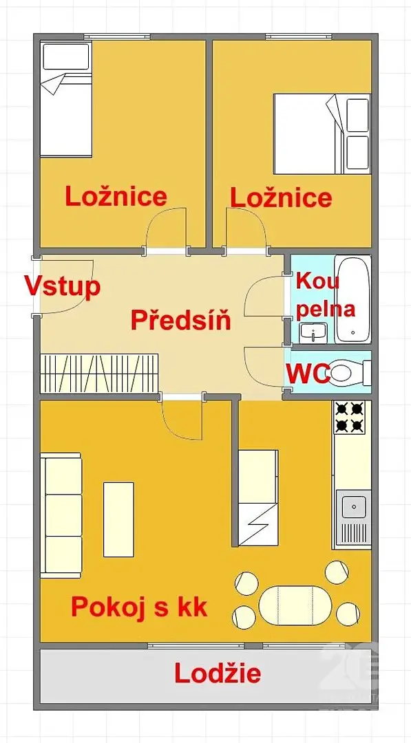 Prodej bytu 3+kk 61 m², Žlebská, Praha 9 - Újezd nad Lesy