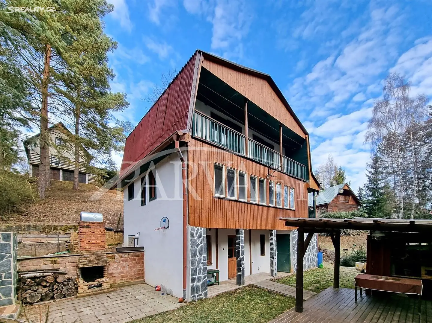Prodej  chaty 129 m², pozemek 330 m², Pláně - Vrážné, okres Plzeň-sever