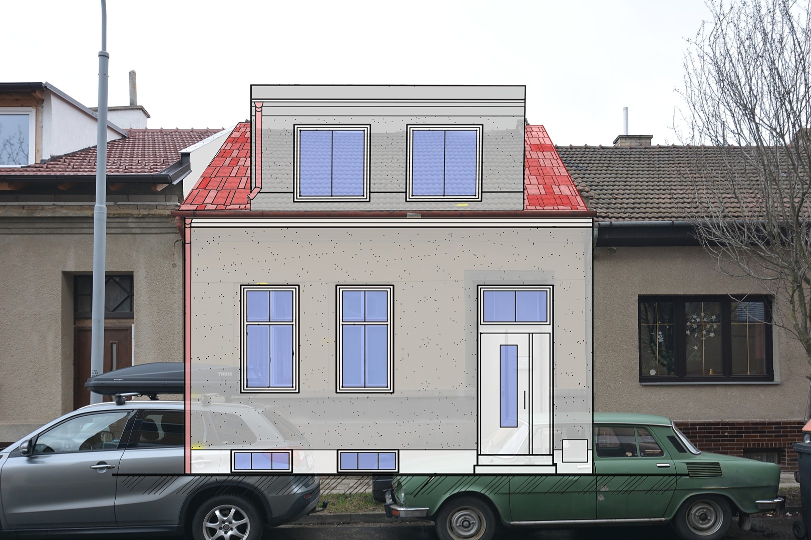 Prodej  rodinného domu 112 m², pozemek 127 m², Kamenačky, Brno - Židenice