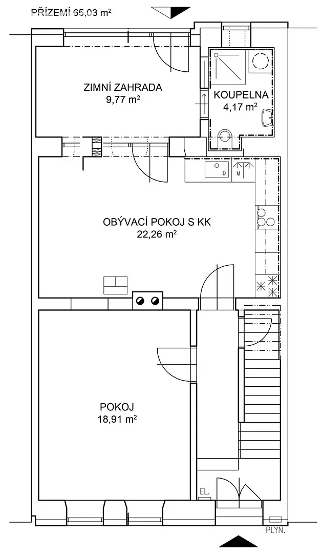 Prodej  rodinného domu 112 m², pozemek 127 m², Kamenačky, Brno - Židenice