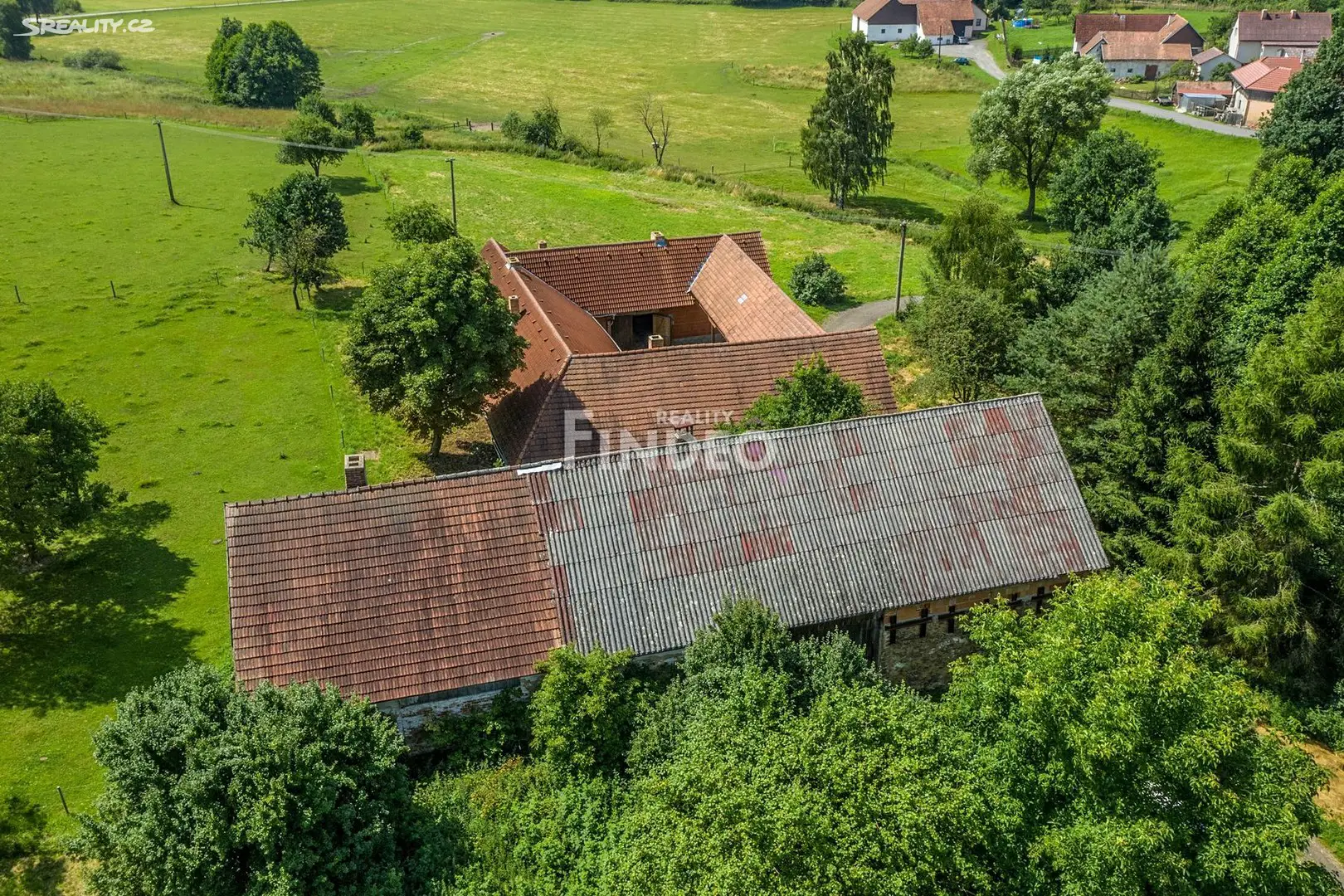 Prodej  rodinného domu 200 m², pozemek 43 606 m², Dobrá Voda, okres Pelhřimov