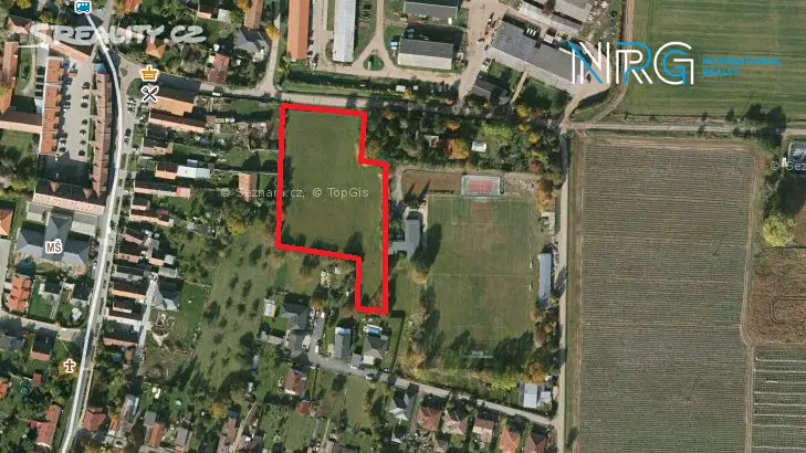 Prodej  stavebního pozemku 7 700 m², Břežany II, okres Kolín