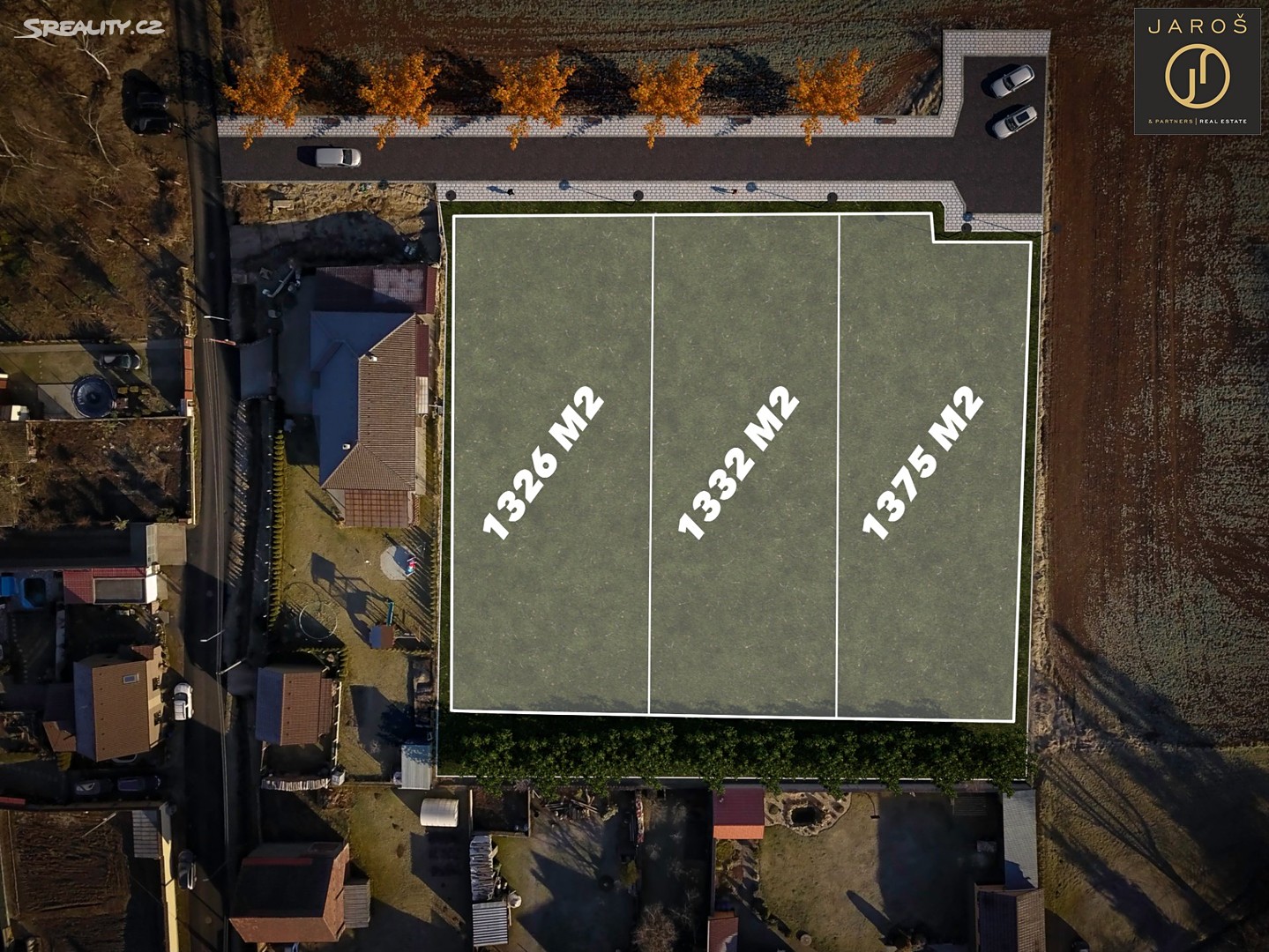 Prodej  stavebního pozemku 1 326 m², Kněževes, okres Rakovník