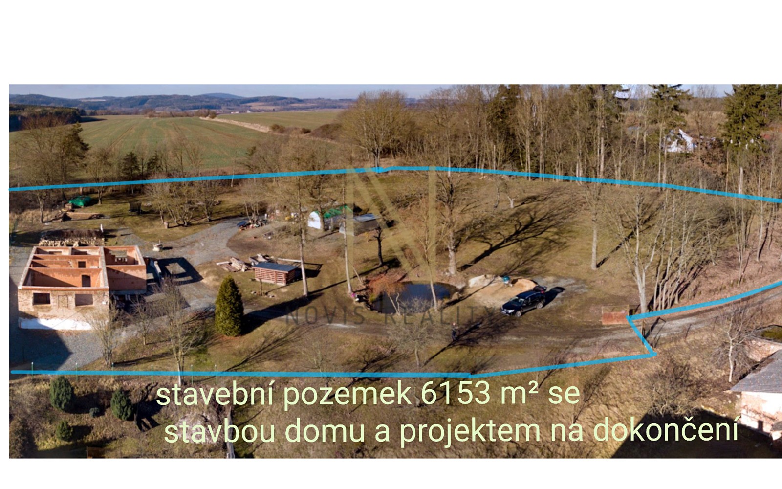 Prodej  stavebního pozemku 6 135 m², Otov, okres Domažlice