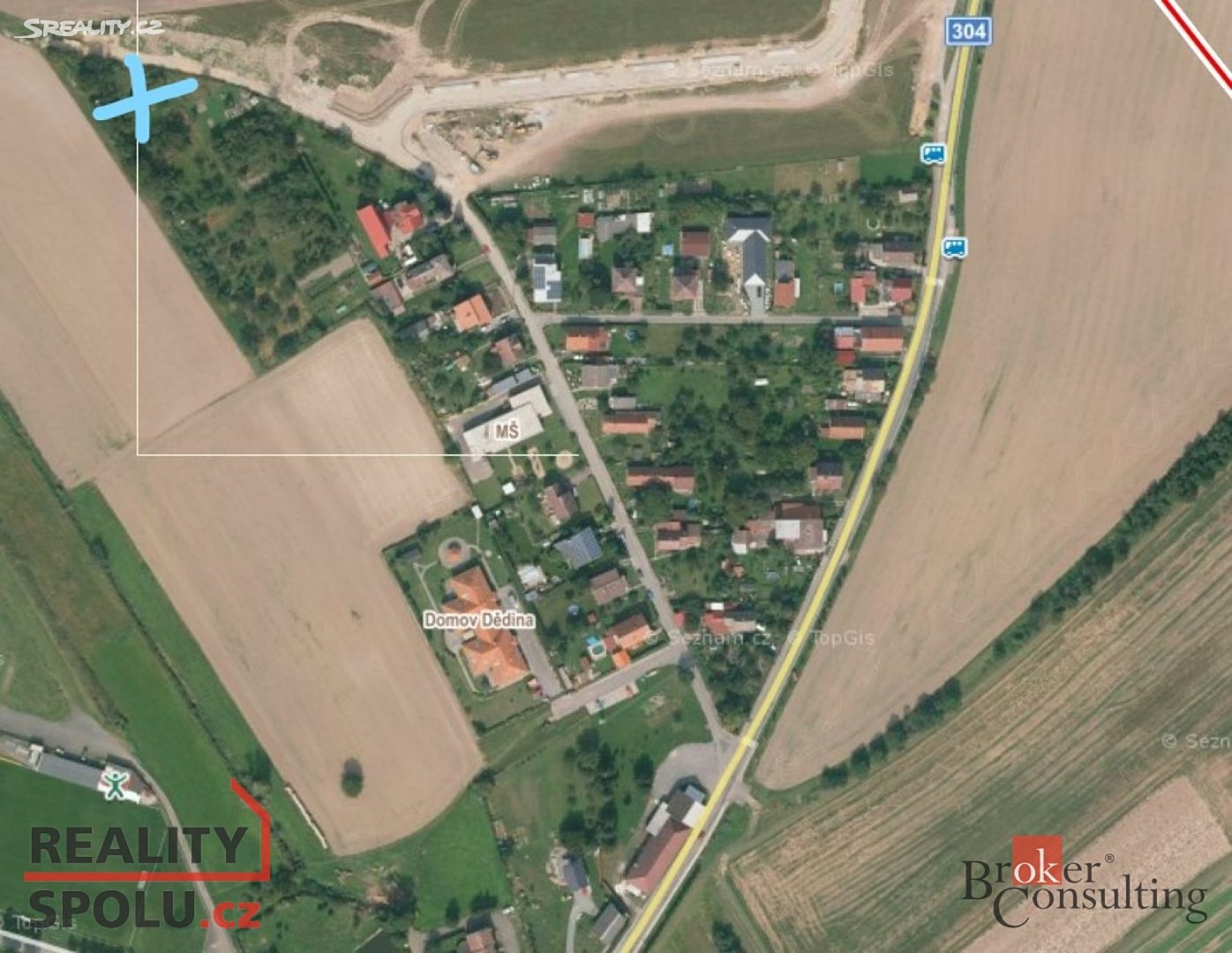 Prodej  stavebního pozemku 1 184 m², Přepychy, okres Rychnov nad Kněžnou