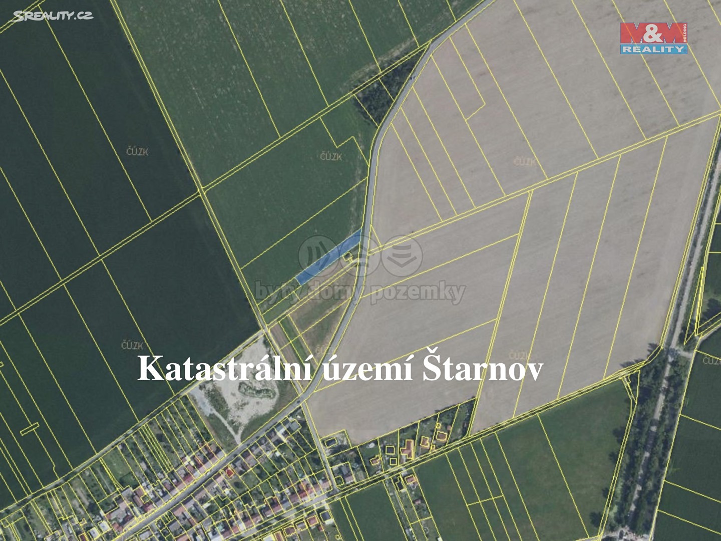 Prodej  stavebního pozemku 1 607 m², Štarnov, okres Olomouc