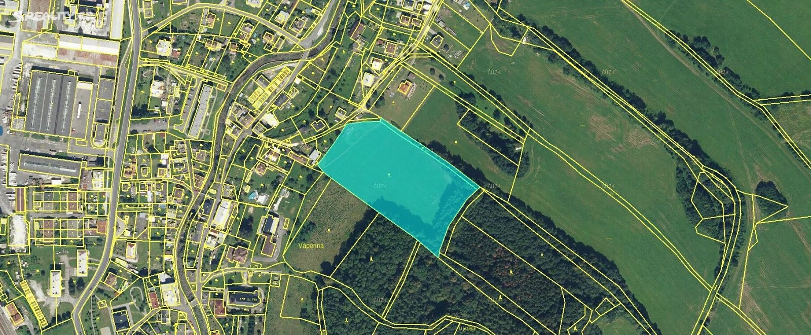 Prodej  stavebního pozemku 16 015 m², Vápenná, okres Jeseník