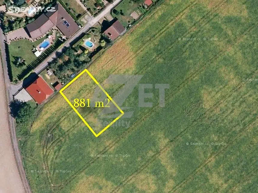 Prodej  stavebního pozemku 881 m², Žabeň, okres Frýdek-Místek