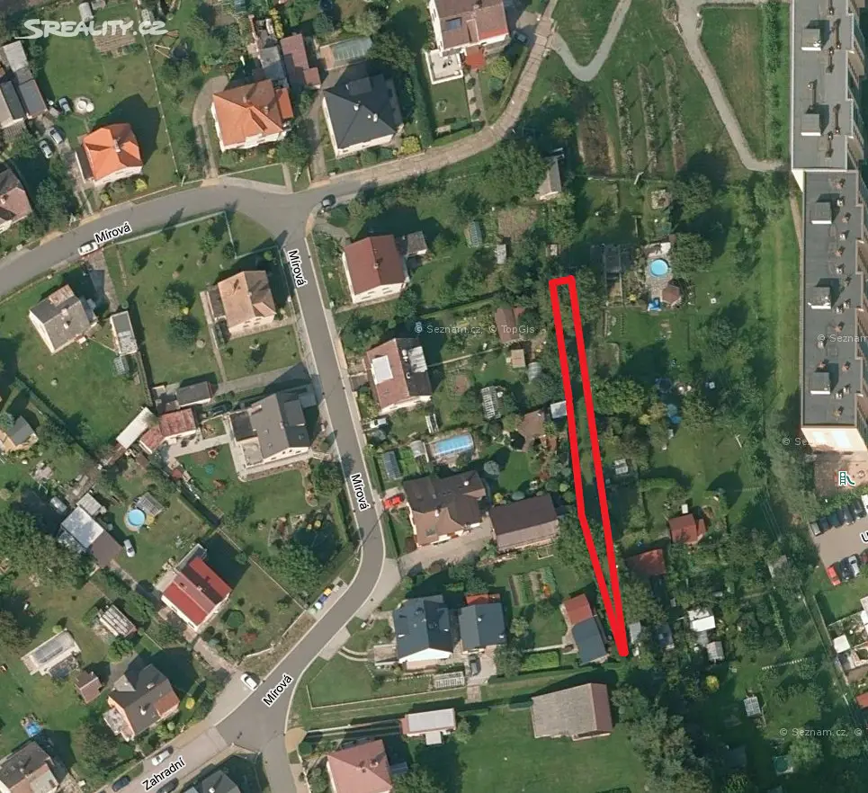 Prodej  zahrady 50 m², Častolovice, okres Rychnov nad Kněžnou