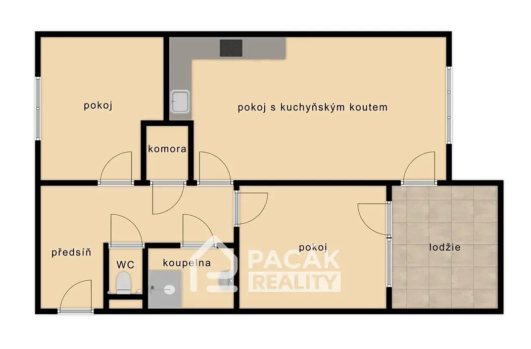 Prodej bytu 3+kk 88 m², Tovární, Olomouc - Hodolany