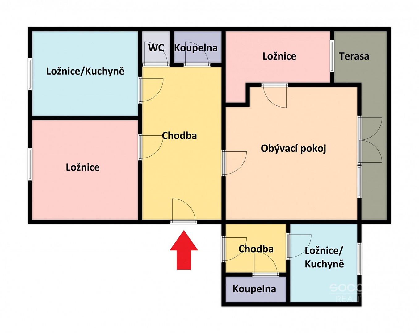 Prodej bytu 4+1 107 m², V javorech, Praha 9 - Horní Počernice