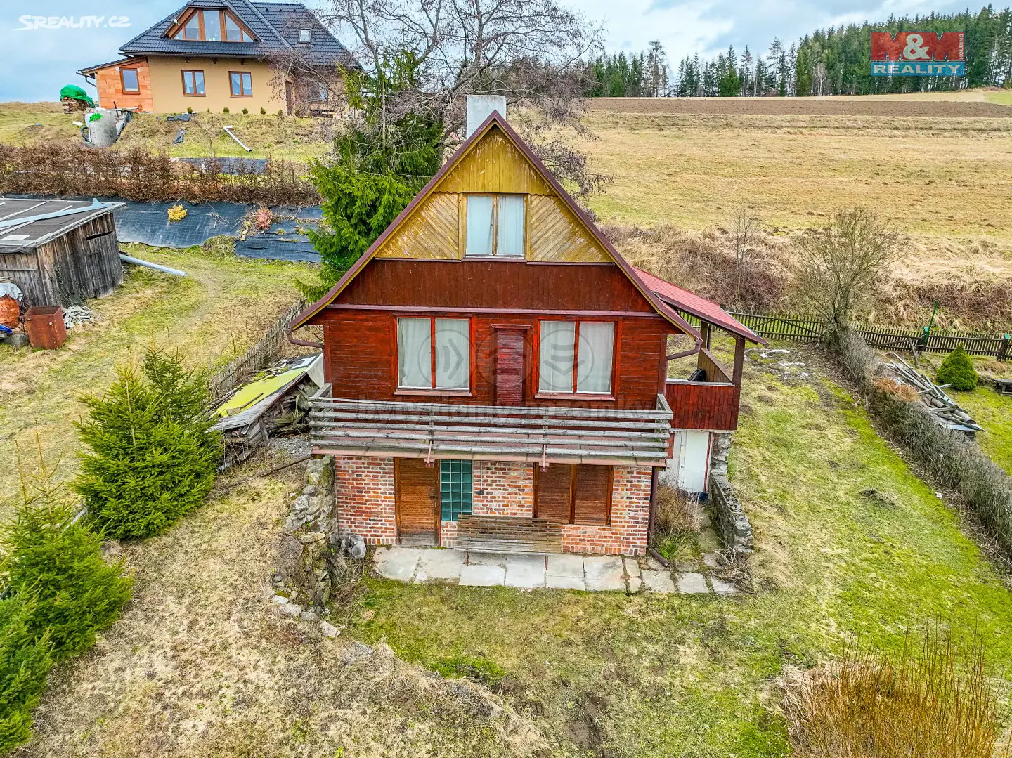 Prodej  chaty 99 m², pozemek 416 m², Rozsochatec, okres Havlíčkův Brod