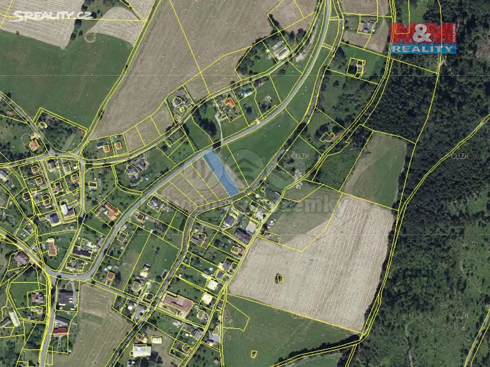 Prodej  stavebního pozemku 1 752 m², Karlovice, okres Bruntál