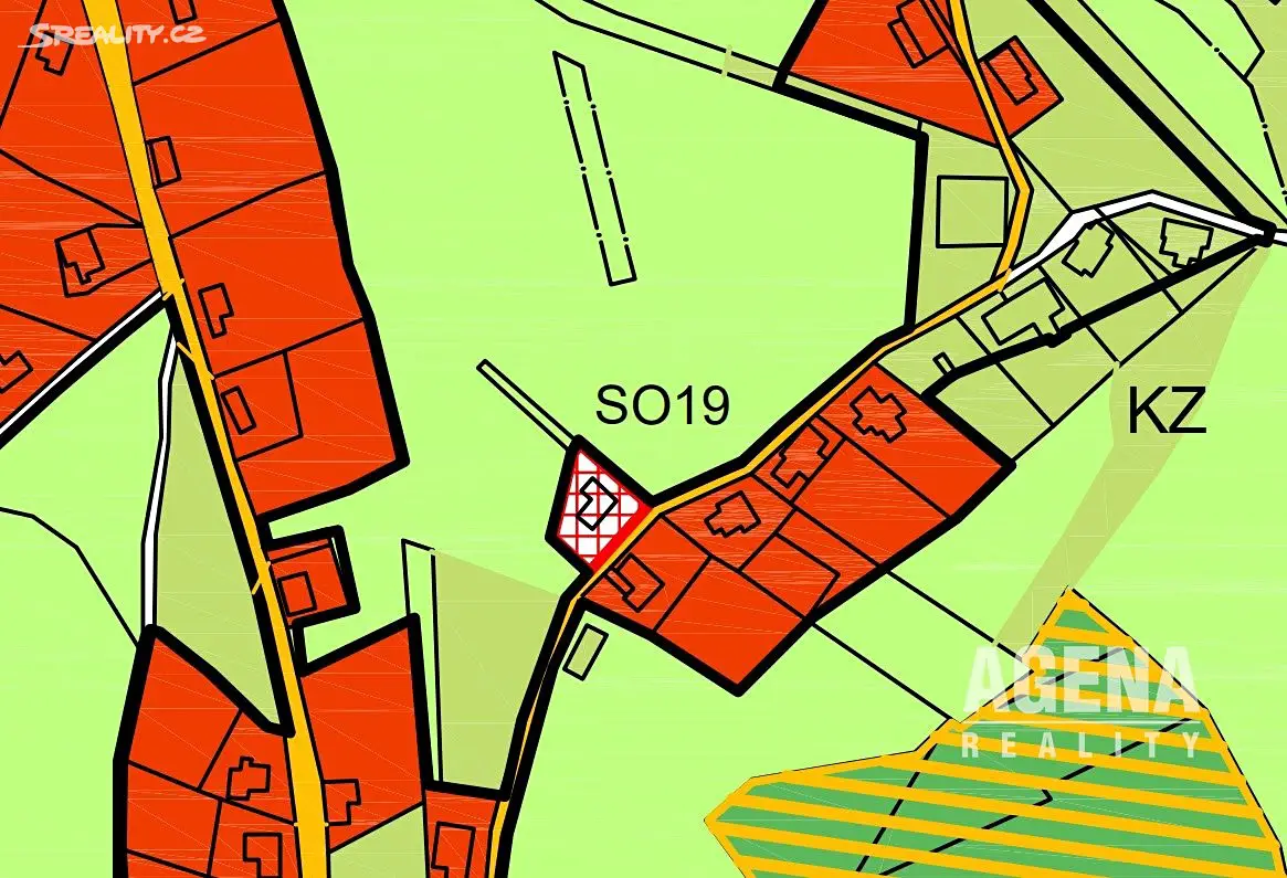 Prodej  stavebního pozemku 743 m², Krompach, okres Česká Lípa