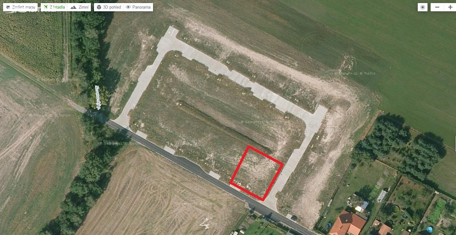 Prodej  stavebního pozemku 621 m², Živanice, okres Pardubice