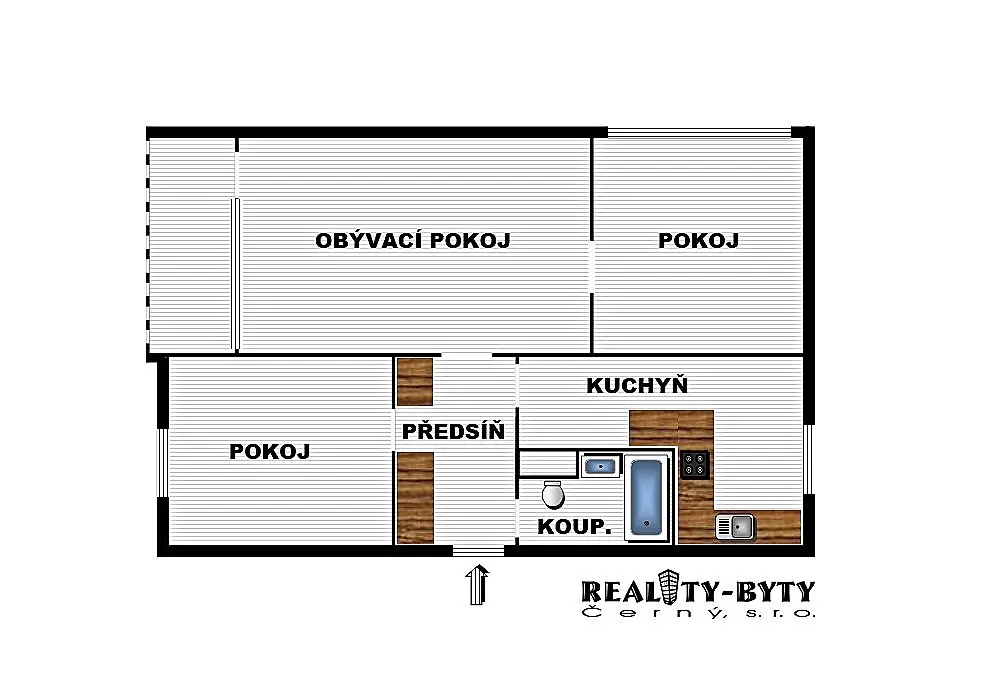 Prodej bytu 3+1 75 m², Matoušova, Liberec - Liberec III-Jeřáb