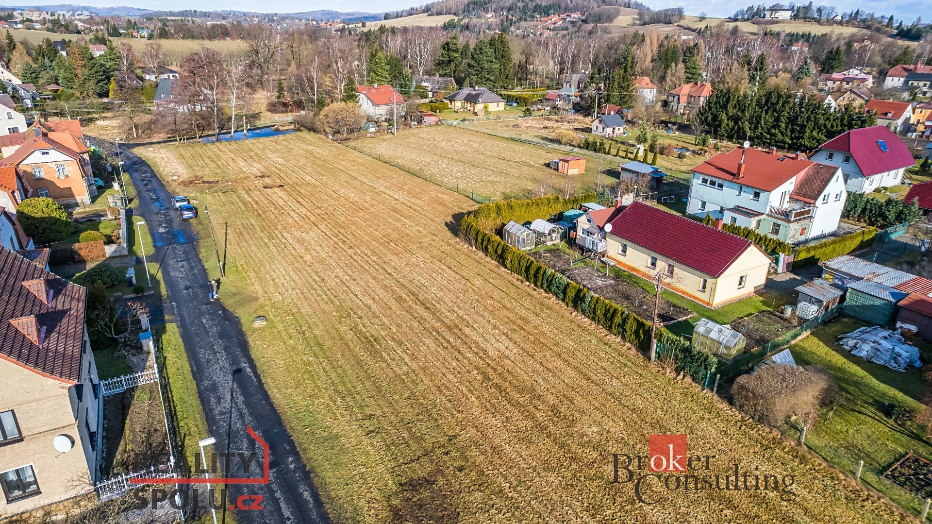 Prodej  stavebního pozemku 1 500 m², Jiříkov - Filipov, okres Děčín