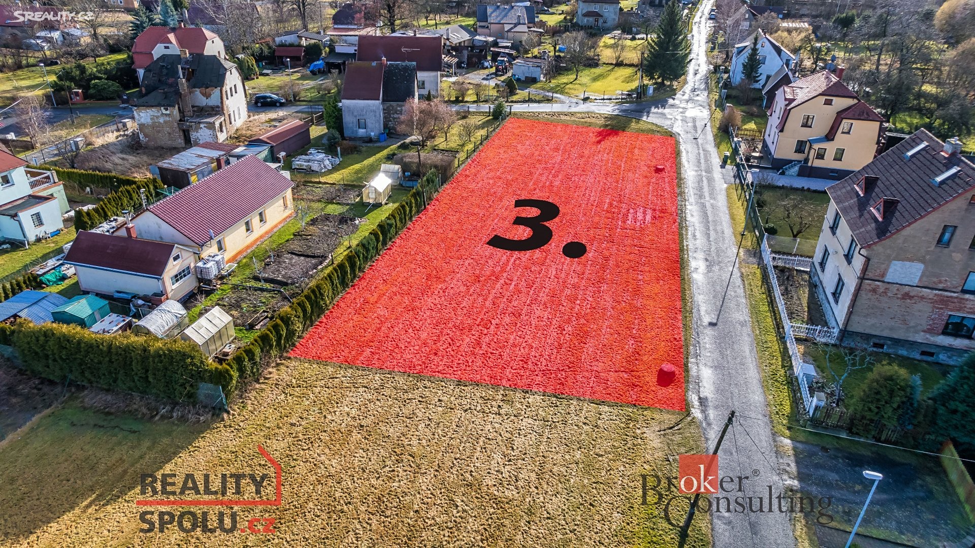 Prodej  stavebního pozemku 1 500 m², Jiříkov - Filipov, okres Děčín