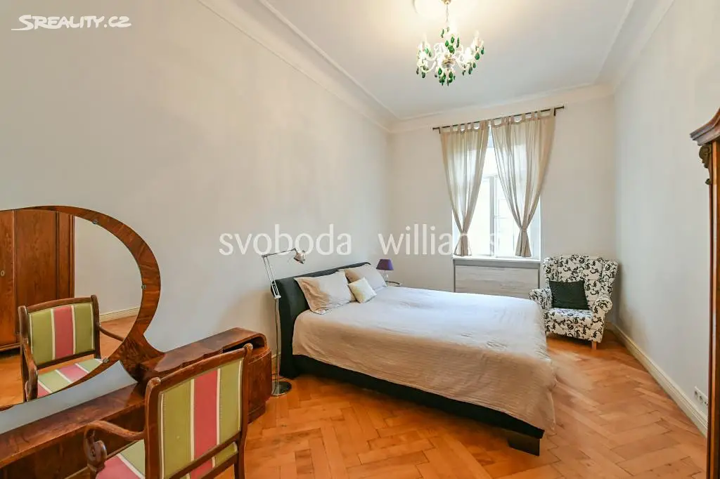 Pronájem bytu 3+1 105 m², Janáčkovo nábřeží, Praha 5 - Smíchov