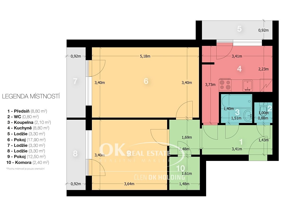 Prodej bytu 2+1 64 m², Vitry, Kladno - Kročehlavy