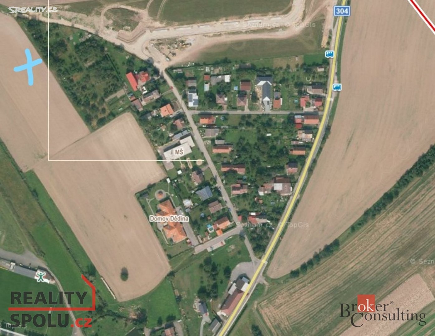 Prodej  stavebního pozemku 1 455 m², Přepychy, okres Rychnov nad Kněžnou