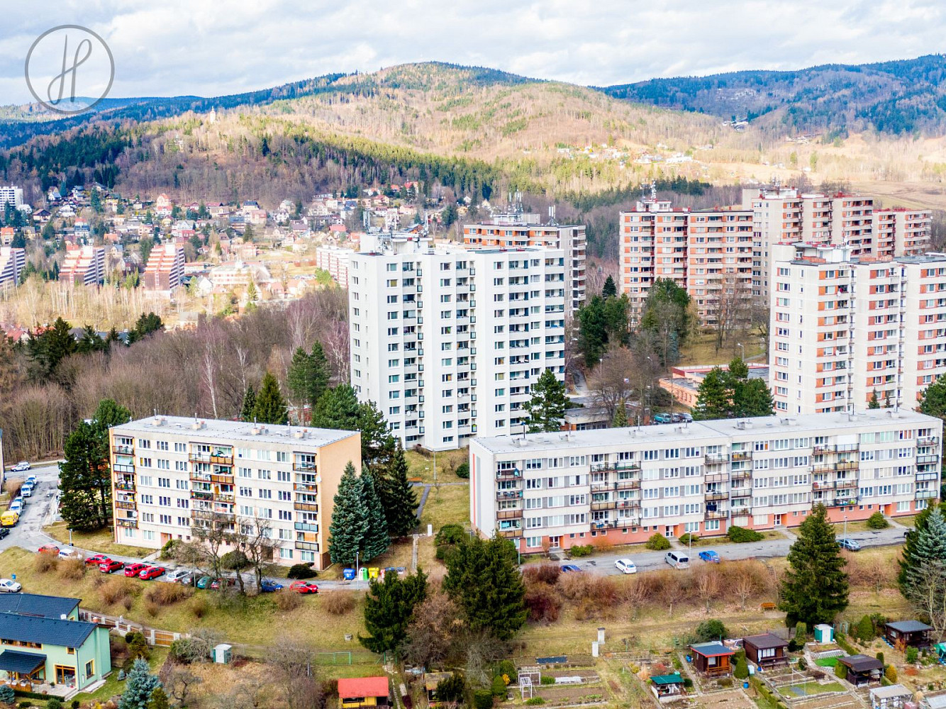 Aloisina výšina, Liberec - Liberec XV-Starý Harcov