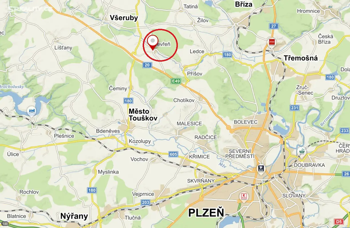 Prodej  rodinného domu 93 m², pozemek 750 m², Nevřeň, okres Plzeň-sever