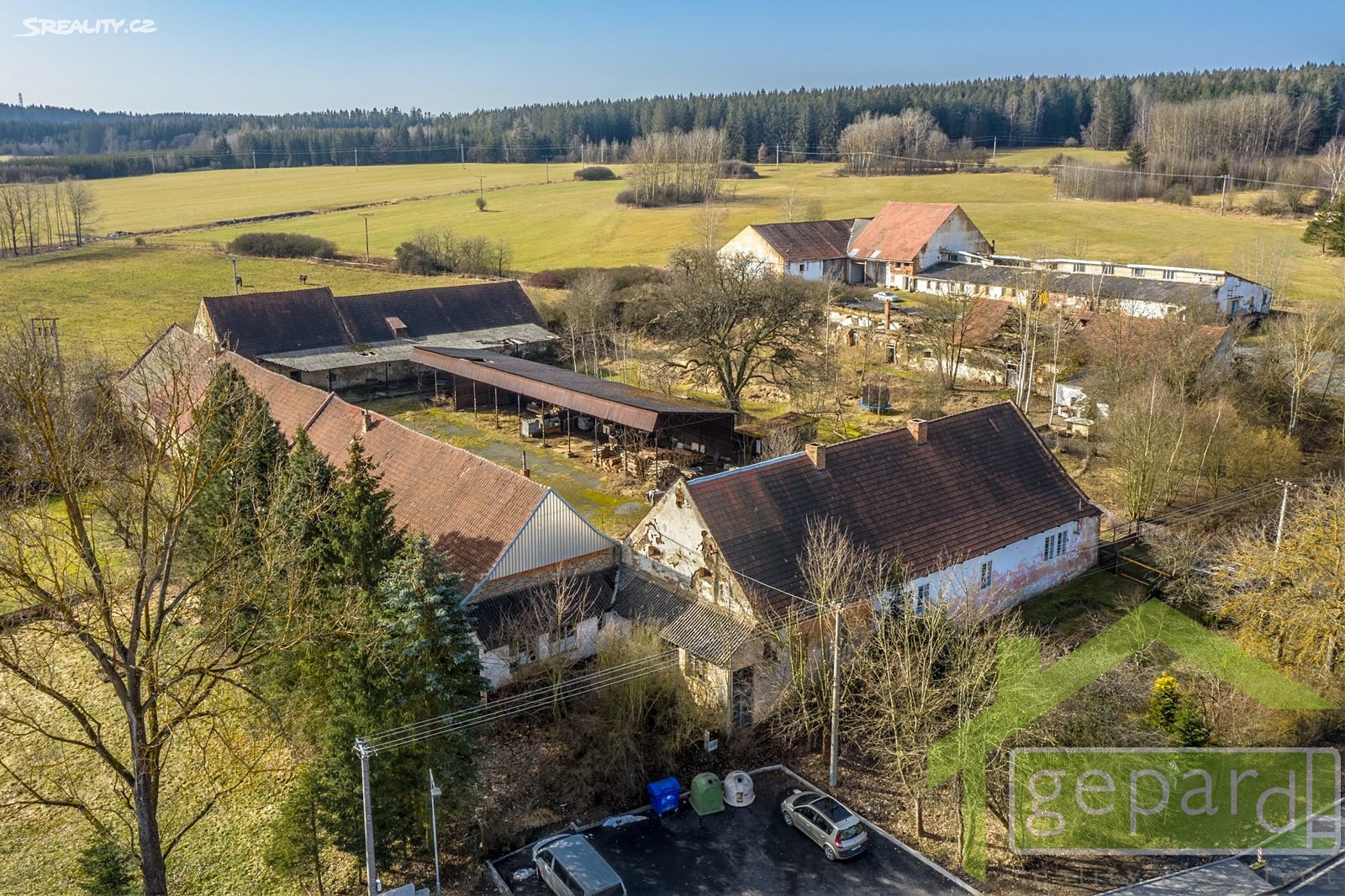 Prodej  zemědělské usedlosti 10 239 m², pozemek 8 027 m², Nové Mitrovice, okres Plzeň-jih