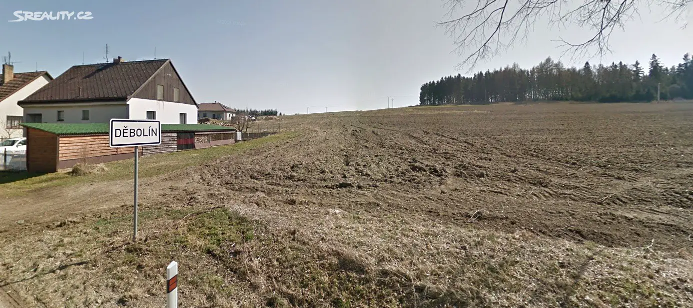 Prodej  stavebního pozemku 617 m², Jindřichův Hradec - Děbolín, okres Jindřichův Hradec
