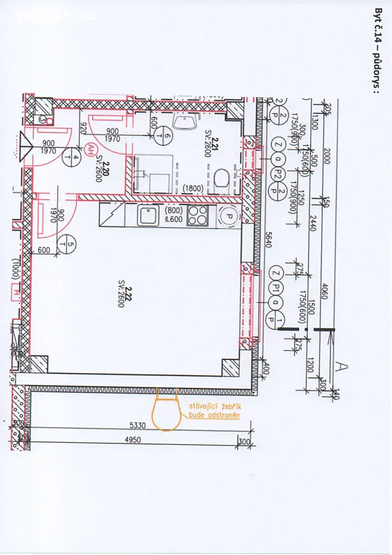 Pronájem bytu 1+kk 31 m², Generála Svobody, Ryžoviště