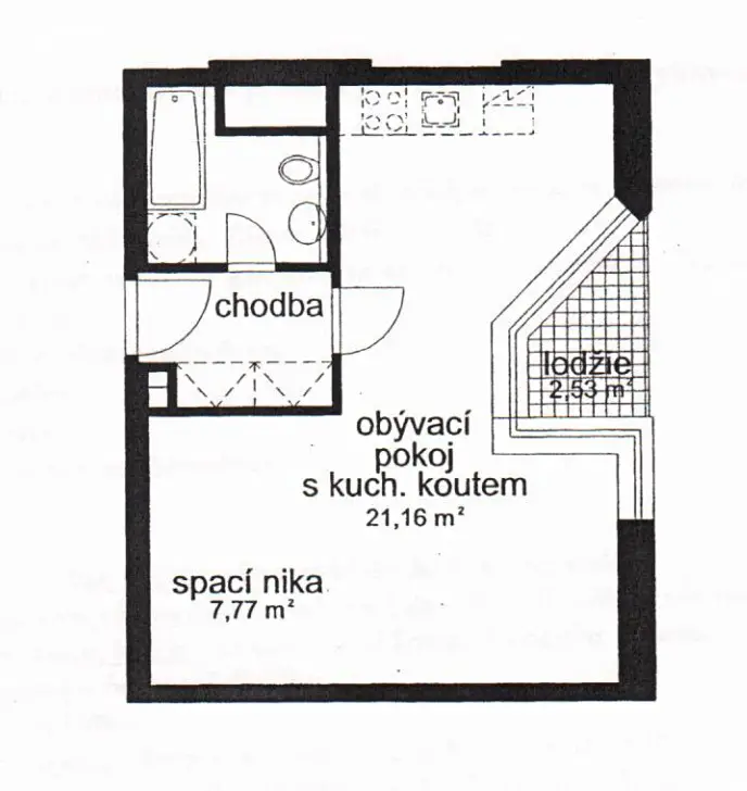 Prodej bytu 1+kk 37 m², Hnězdenská, Praha 8 - Troja