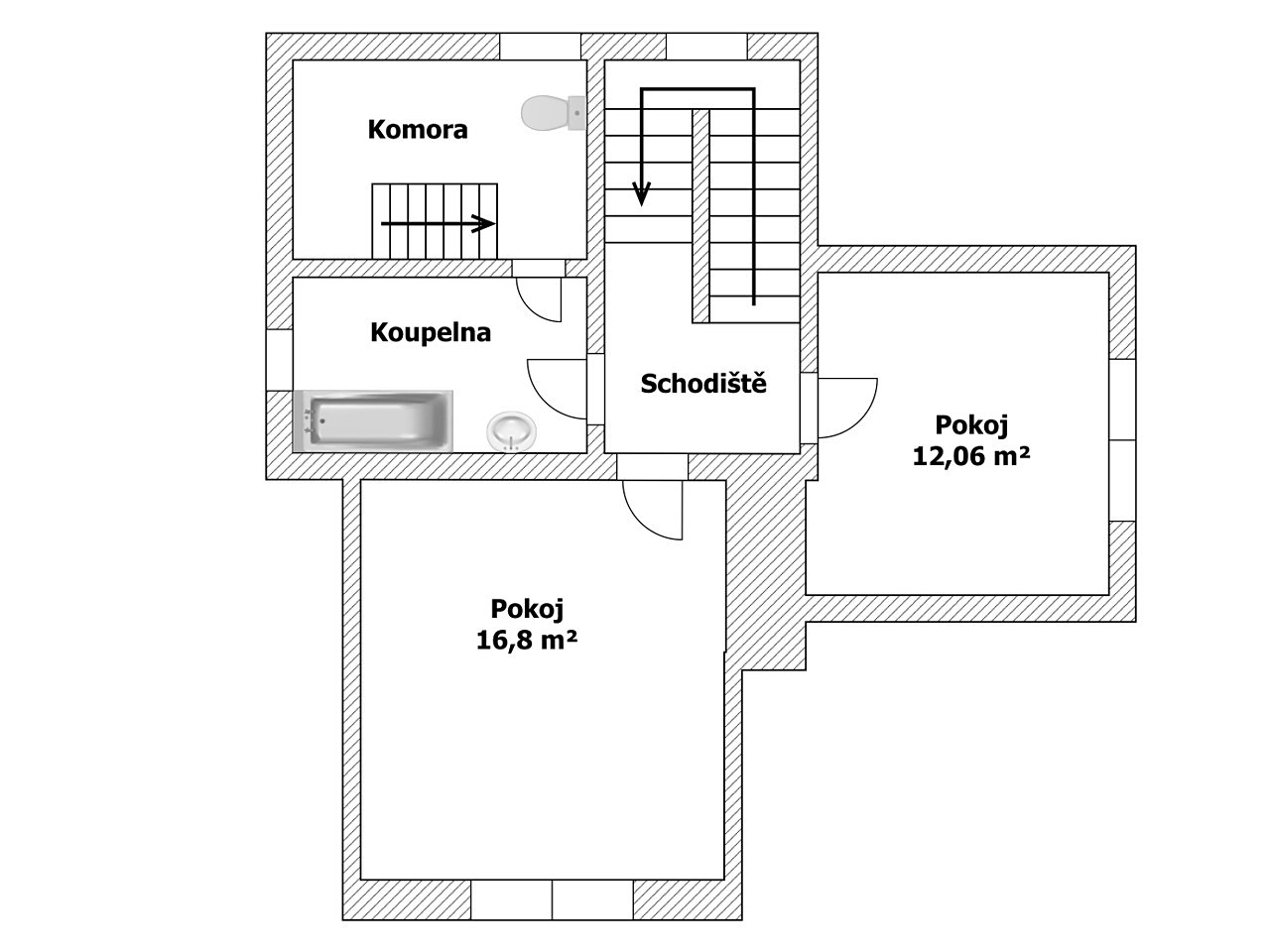 Prodej  rodinného domu 185 m², pozemek 1 108 m², Hořanská, Tatce