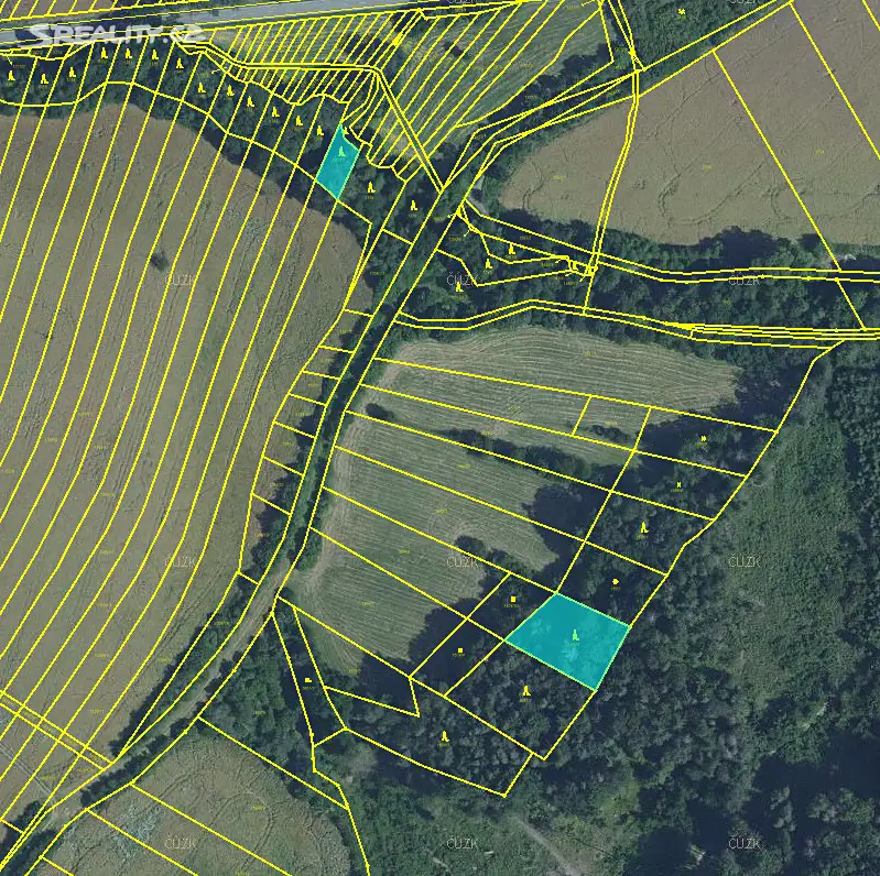 Prodej  lesa 1 859 m², Koryčany - Lískovec, okres Kroměříž