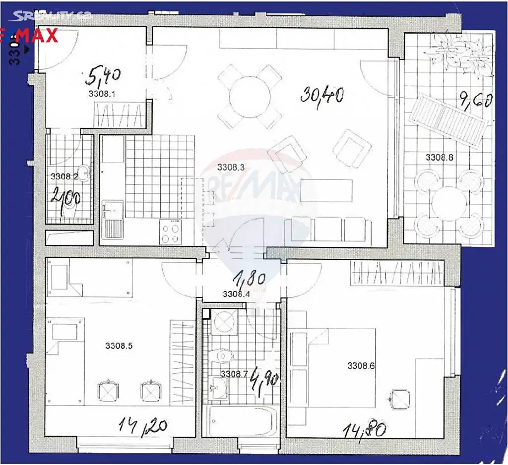 Pronájem bytu 3+kk 83 m², Anny Rybníčkové, Praha 5 - Stodůlky