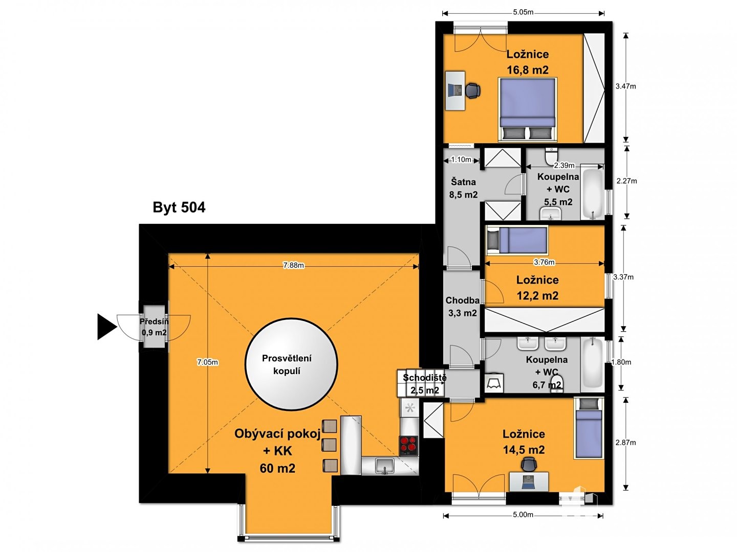 Prodej bytu 4+kk 131 m², Tyršova, Škvorec