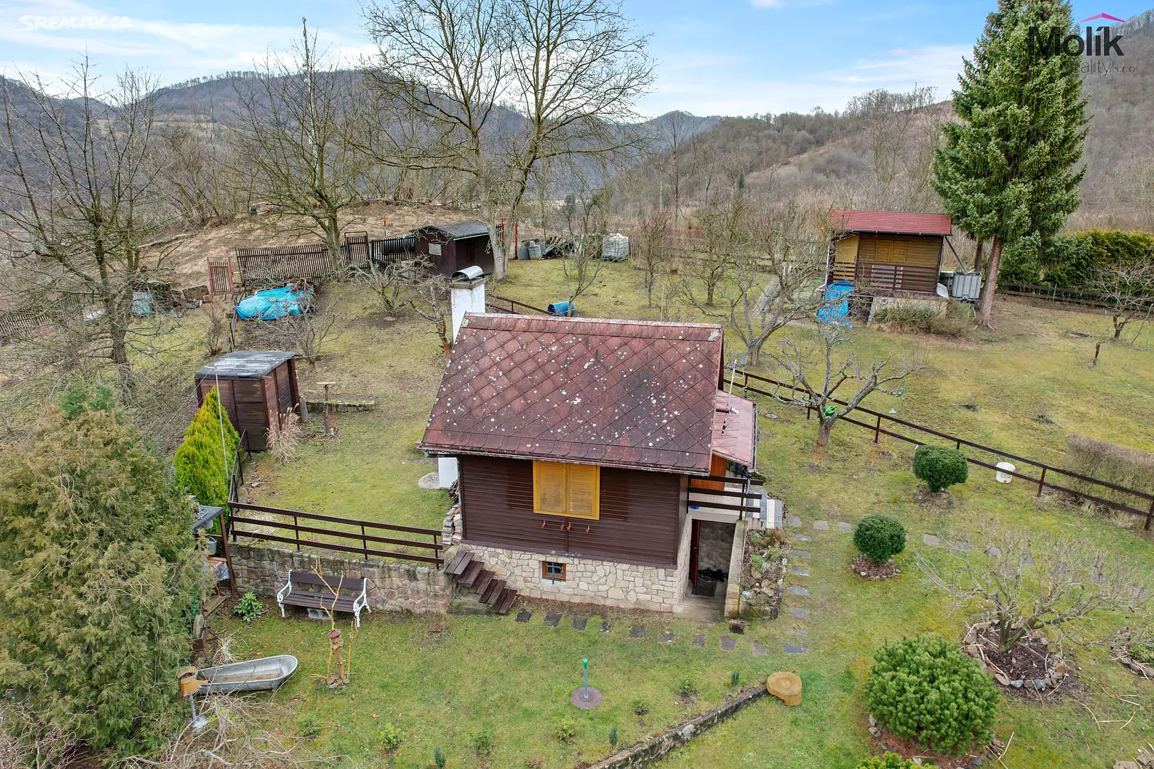 Prodej  chaty 25 m², pozemek 600 m², Malé Březno, okres Ústí nad Labem
