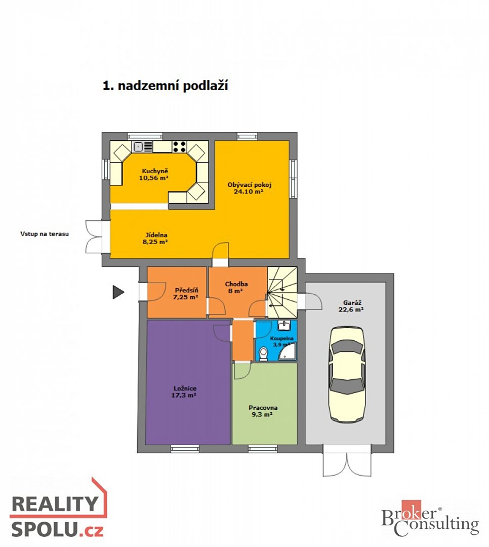Prodej  rodinného domu 190 m², pozemek 625 m², Libočany, okres Louny