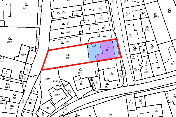 Prodej  stavebního pozemku 1 184 m², Nížkovice, okres Vyškov